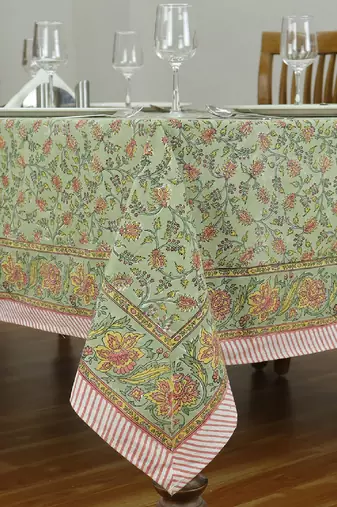 Handmade Table Cloth Block Print Napkins