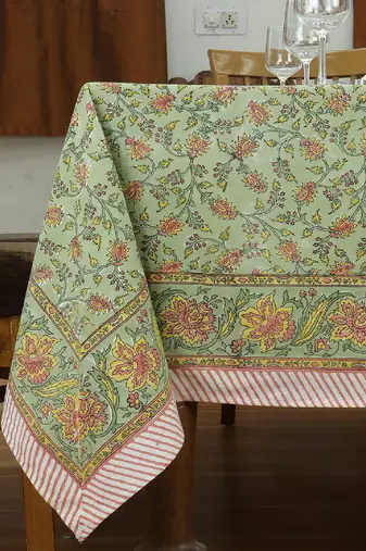 Handmade Table Cloth Block Print Napkins