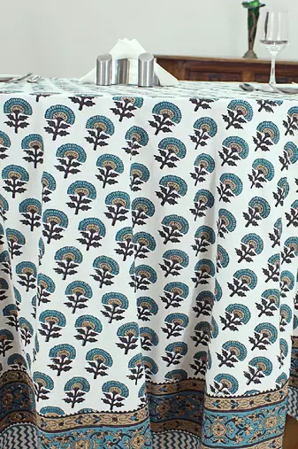 Handmade Table Cloth Block Print Napkins