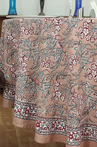 Handmade Table Cloth Block Print Napkins