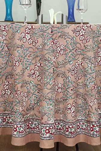 Handmade Table Cloth Block Print Napkins