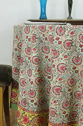 Handmade Table Cloth Block Print Napkins