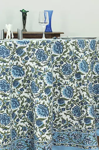 Handmade Table Cloth Block Print Napkins