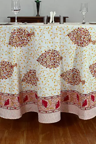 Handmade Table Cloth Block Print Napkins