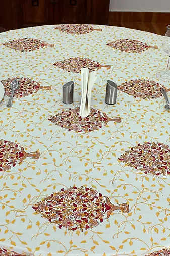 Handmade Table Cloth Block Print Napkins