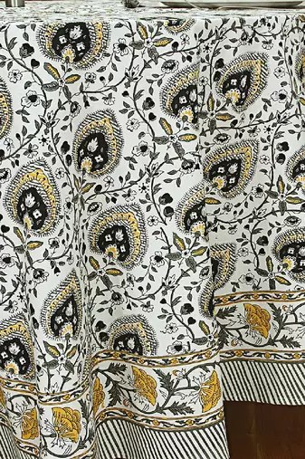 Handmade Table Cloth Block Print Napkins