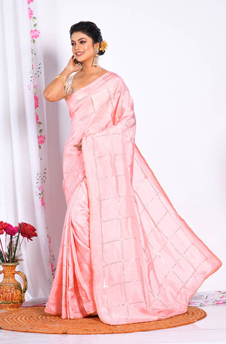 HEAVY EMBODIERY SAREE