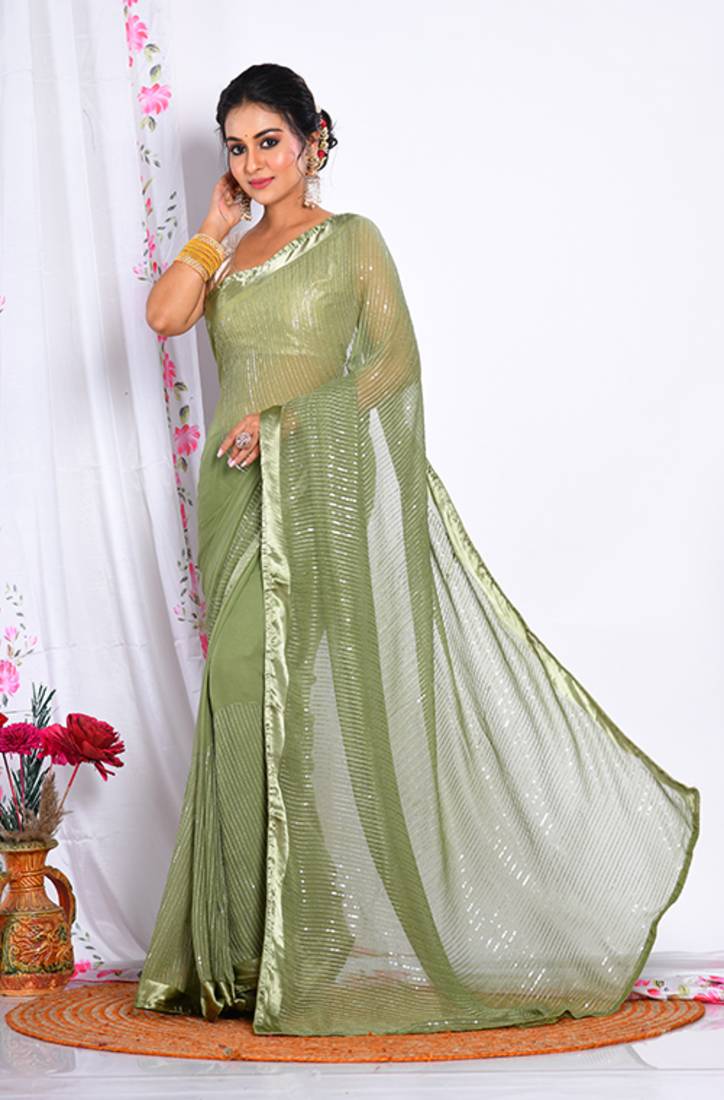 HEAVY EMBODIERY SAREE