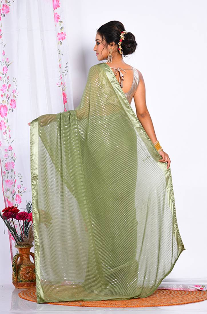 HEAVY EMBODIERY SAREE