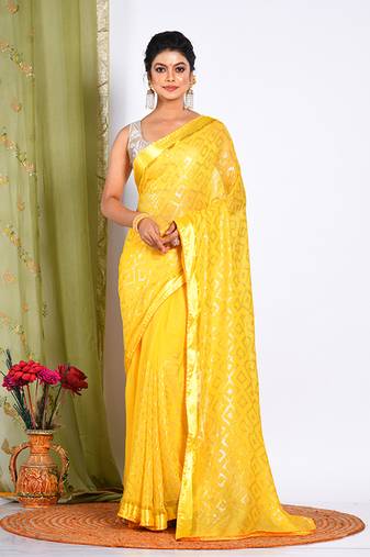 HEAVY EMBODIERY SAREE