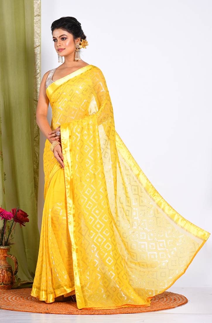 HEAVY EMBODIERY SAREE