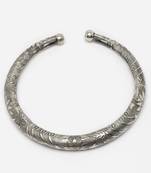 Sasha german oxidised silver floral design anklets pair