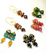 Multicolour Changeable Beads Earring