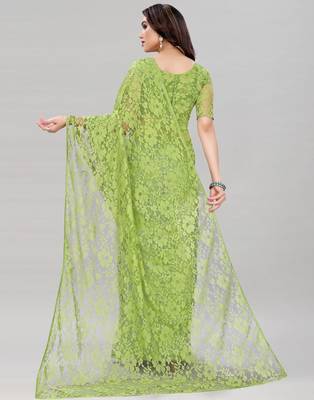 Mehndi Rasal Net Saree  2