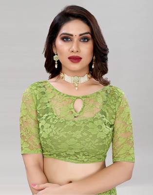 Mehndi Rasal Net Saree  3