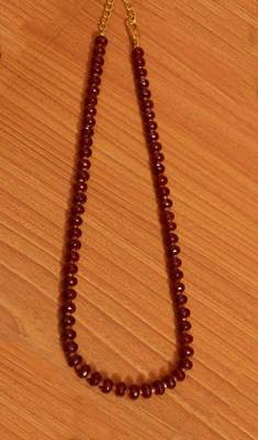 Red ruby  necklaces 1