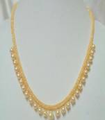 Gold Color Pearls Necklace