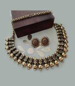 Golden Kolhapuri Necklace Set