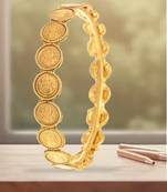 Magnificent Mahalaxmi Coin Gold Designer Bangles.