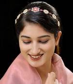 Red gold finsh kundan sheeshphool