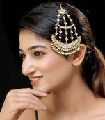 Gold finish kundan side passa