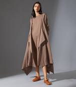 Beige hooded koza overlay