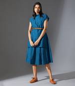 Blue stara dress