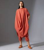 Rust cowl tunic