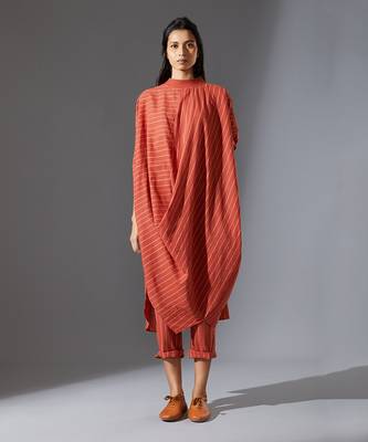 Rust cowl tunic 2