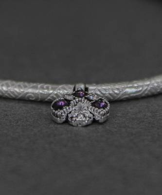 Black thread anklets 5