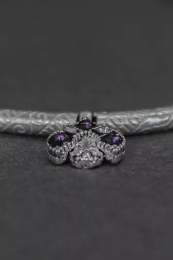 Black thread anklets
