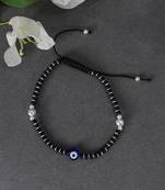 Black adjustable anklets