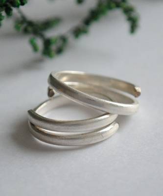 Silver toe rings 3