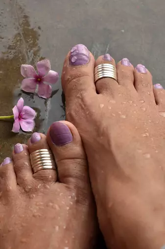 Sterling silver toe rings