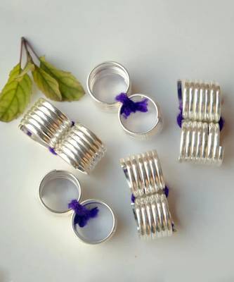 Sterling silver toe rings 5