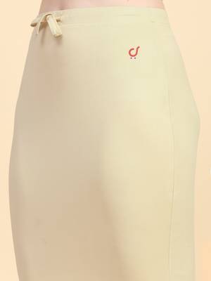 Trendmalls Biege Lycra Spandex Skirt Saree Shapewear Petticoat for Women 4