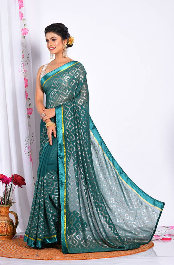 HEAVY EMBODIERY SAREE