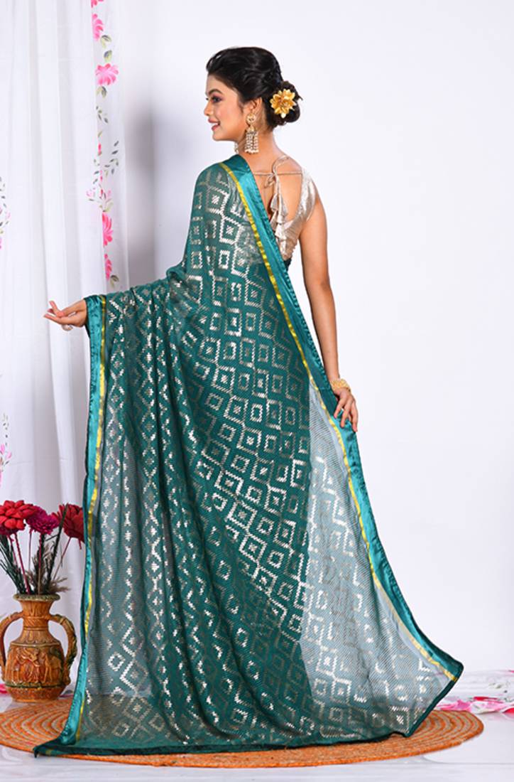 HEAVY EMBODIERY SAREE