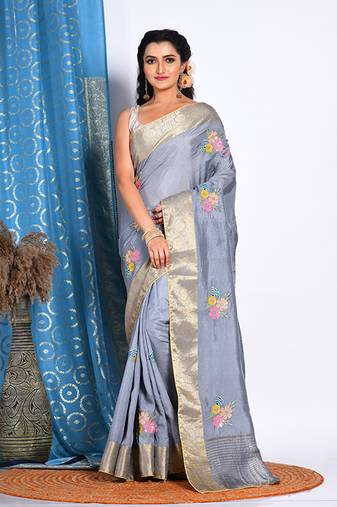 HEAVY EMBODIERY SAREE