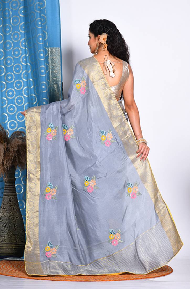 HEAVY EMBODIERY SAREE