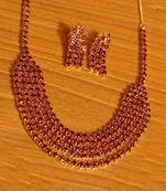 Red ruby  necklace-sets