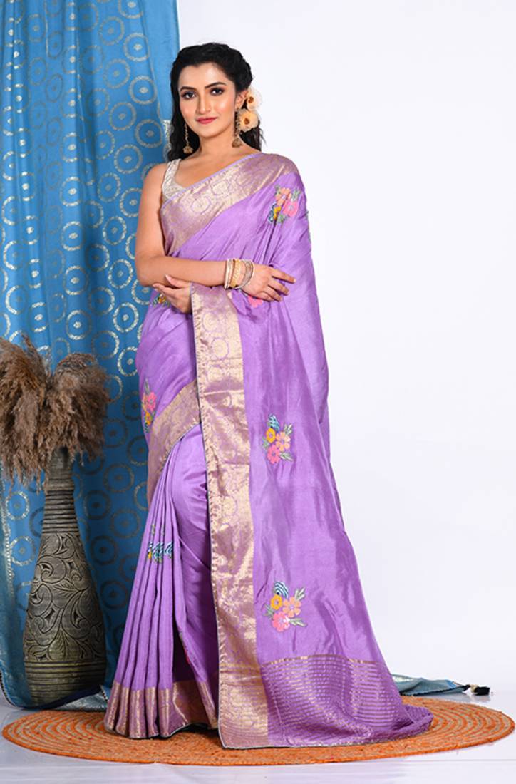 HEAVY EMBODIERY SAREE