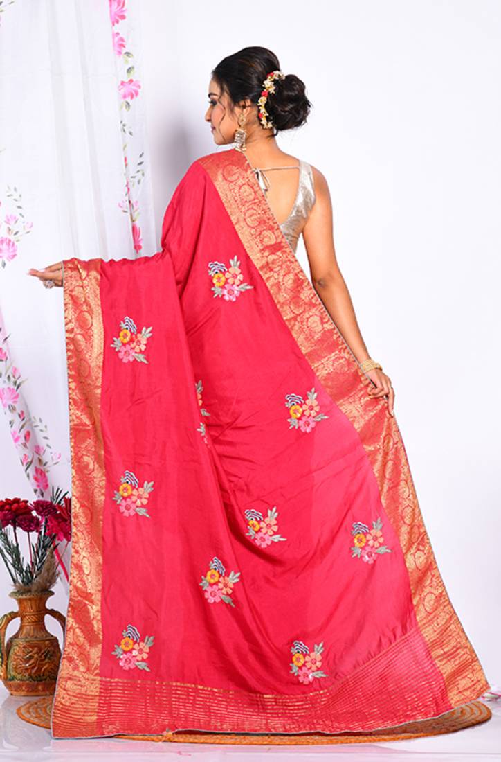 HEAVY EMBODIERY SAREE
