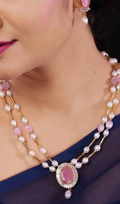 Natural Fresh Water Pearl Set From Hyderabad of Authenticity 1