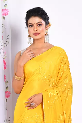 HEAVY EMBODIERY SAREE