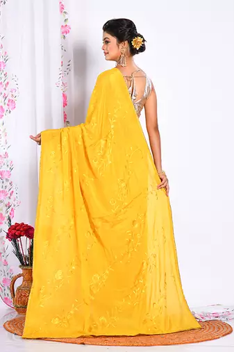 HEAVY EMBODIERY SAREE