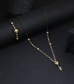 Gold-plated pearl jewellery set