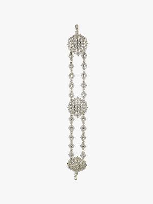 Women gold plated floral kundan pearl studded matha pati 1
