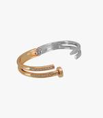 Women gold plated stone studded layered bracelet