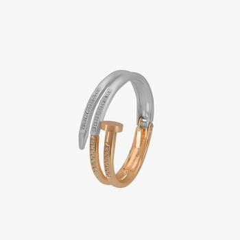 Women gold plated stone studded layered bracelet 5